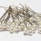 700 Pieces White Bead Corsage Pins Bulk Pack for Crafts and Floral Arrangements